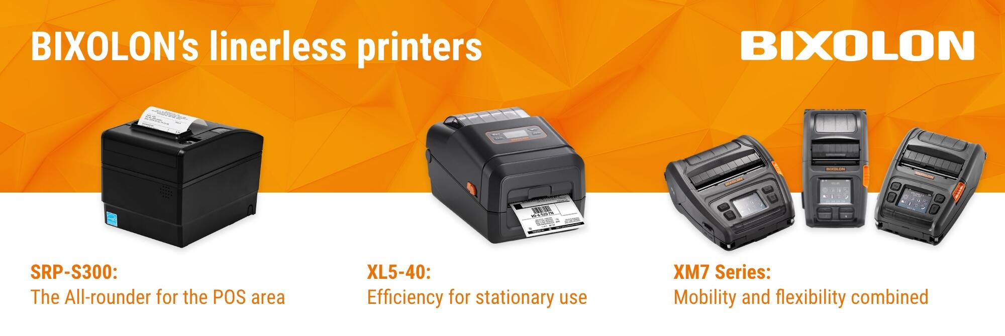 BIXOLON’s linerless printers